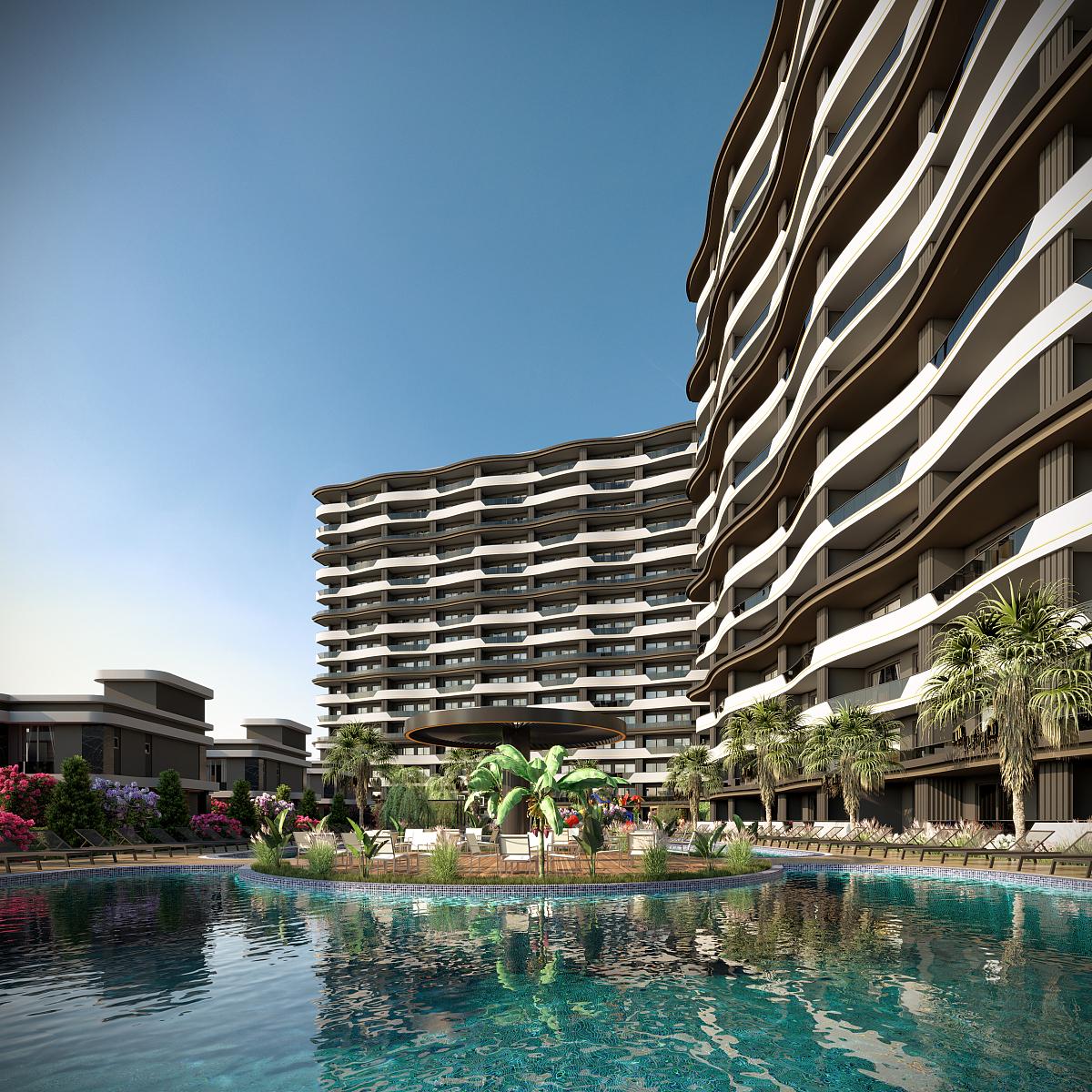 Apartments in Ayaş, Erdemli (COV-00249) — photograph 2