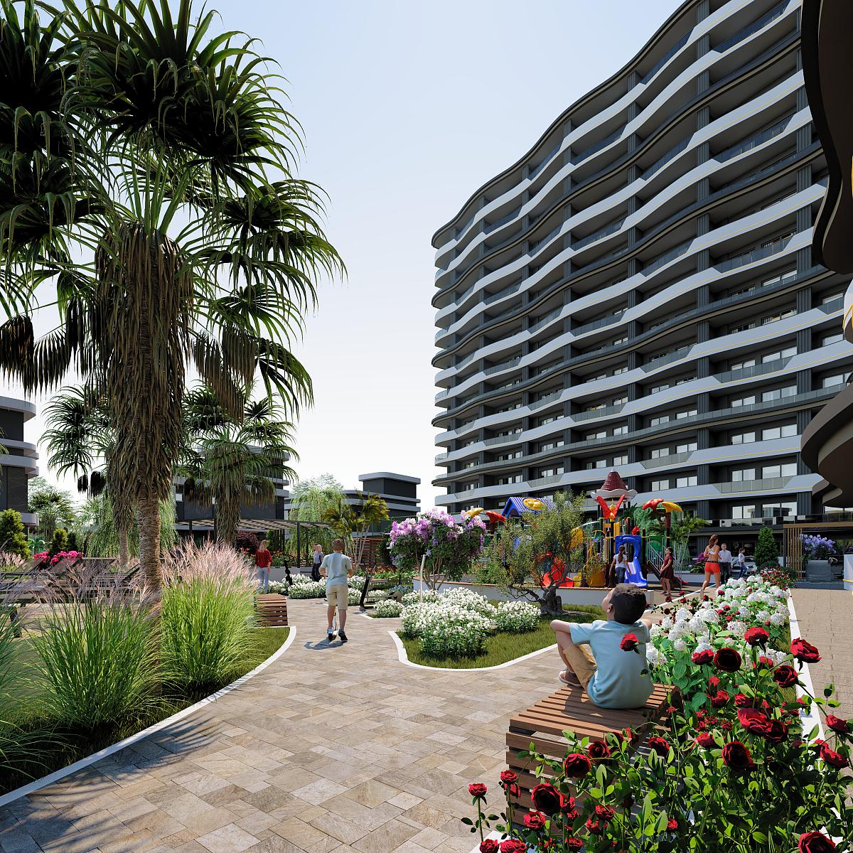 Apartments in Ayaş, Erdemli (COV-00249) — photograph 4