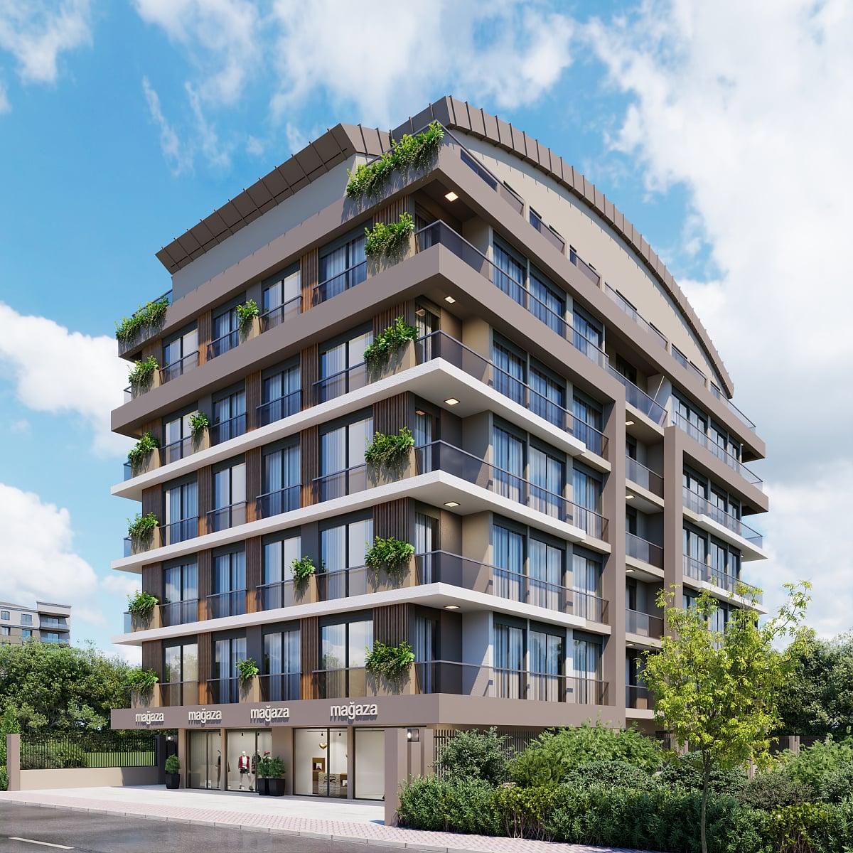 Apartments in Üçgen, Muratpaşa (AYT-05115) — photograph 3